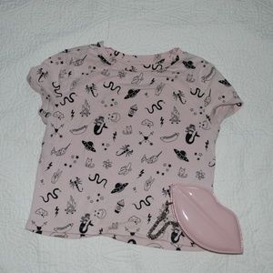 H&M coachella collection baby tee